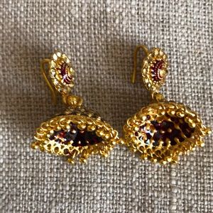 Dangled Faux Gold Earrings...